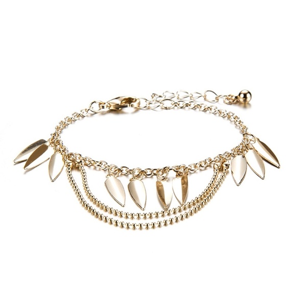 **FENELLA* 3-Pc Gold Chain Fashion Bracelet Set - Picture 10 of 10